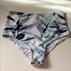 leafy swimsuit bottoms